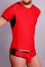FunBoy T-Shirt 263 Rot-Schwarz