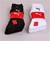 PUMA Sport Socken Unisex 3 Paar - schwarz/wei