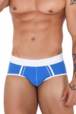 Clever 1509 Tethis Piping Brief Blau