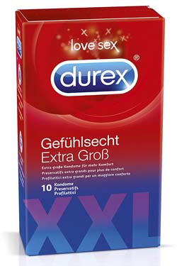 Durex Kondome Gefhlsecht Extra Gro