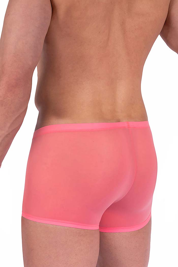 Boxer Court Homme Olaf Benz Taille M - Noir, Côtés Contrastés - 90% Polyamide, 10% Elastane