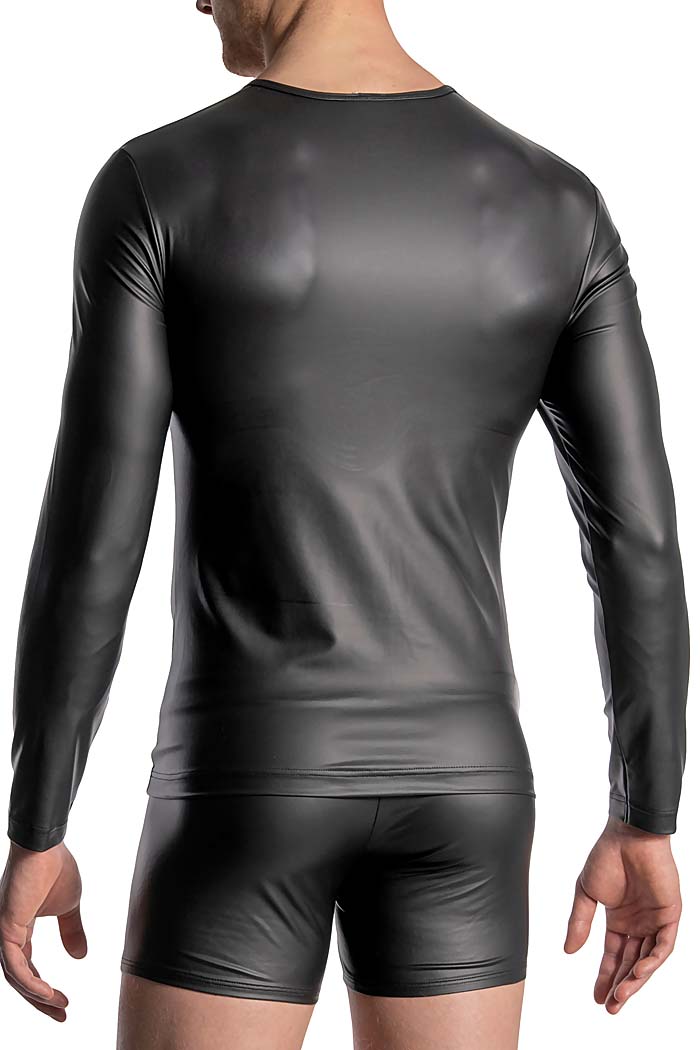 MANSTORE Zipped Shirt M2116 Schwarz - EasyFunShop