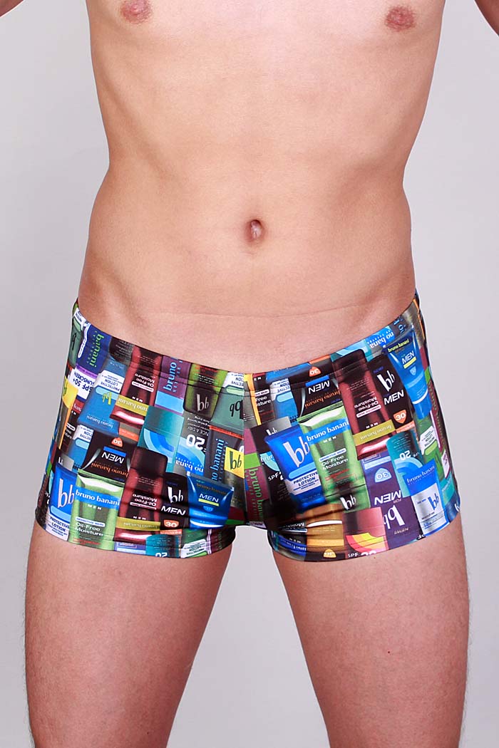 bruno banani Herren Badehose Hipshort Swim Sunblock Print bruno banani Herren Badehose Hipshort Swim Sunblock Print