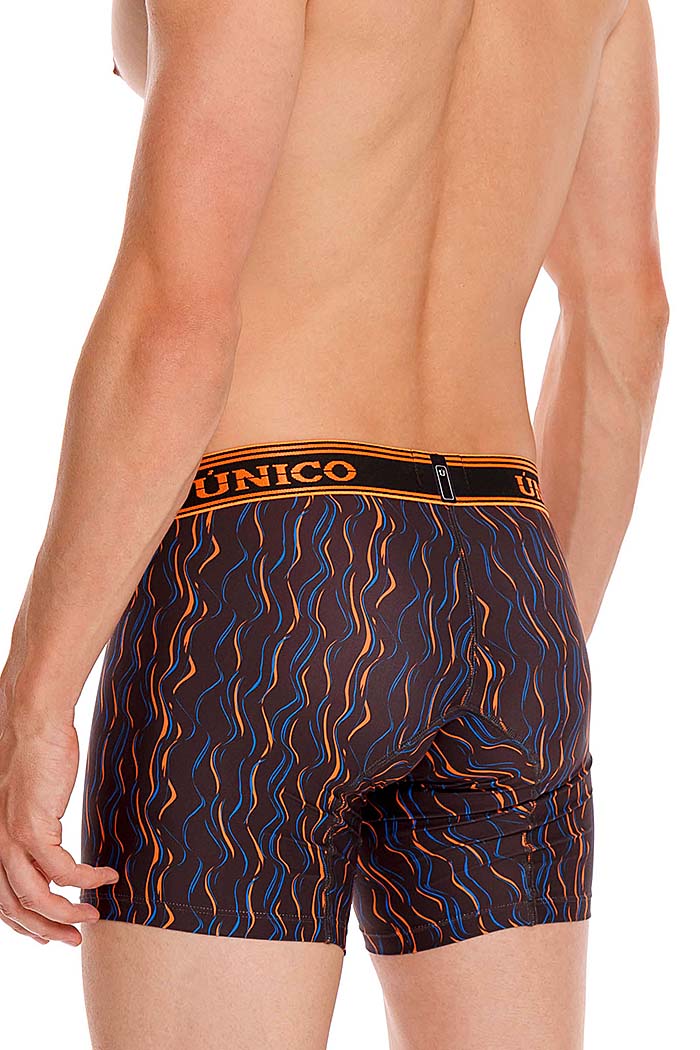 Mundo Unico Profundo - Boxer Corto da Uomo, Colore Blu Navy, M