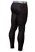 Doreanse Herren Leggings Lange Unterhose Schwarz