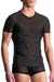 MANSTORE V-Neck Tee M101 schwarz/wei