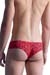 MANSTORE M800 Cheeky Brief rot/schwarz zigzag