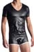 MANSTORE M816 V-Neck Tee Low Schwarz