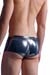 MANSTORE Bade Hot Pants M861 Schwarz Silber Metallic