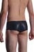 MANSTORE Hot Pants M2002 Schwarz Leder-Optik