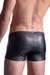 MANSTORE Micro Pants M2192 Schwarz Leder-Optik