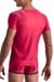 MANSTORE V-Neck Tee Low M2178 Flamingo