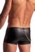 MANSTORE Circus Pants M2222 Schwarz Leder Optik mit Kette