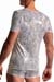 MANSTORE V-Neck T-Shirt M2227 Silver