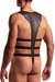 MANSTORE Bondage Body M2279 Schwarz Leder-Optik