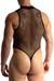 MANSTORE High Neck Body M2424 Schwarz Mesh