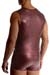 MANSTORE Zipped Vest M2510 Bordeaux