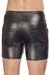 NEK High Waist Mattlook Shorts mit Schnallenriemen