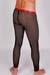 Wojoer Herren Leggings 343 Schwarz-Rot
