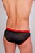 Wojoer Retro Slip 353 Rot-Schwarz Leder Optik