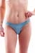 Wojoer Damen Bade Bikini String Wet Silk 394 Blau