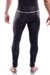 Wojoer Herren Leggings 396 Black Silver