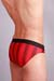 Body ART Badehose Metis in Rot-Schwarz