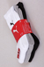 PUMA Sport Socken Unisex 3 Paar - grau-schwarz-weiß