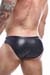 Cut4Men Boost Bikini Brief Schwarz Leder-Optik