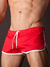 Barcode Berlin Gym Short Rot-Wei