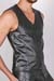 Benno von Stein Zip Vest Remas aus Synleather