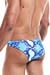 Cut4Men Bikini Slip Blue Snake