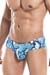 Cut4Men High Cut Cheeky Brief Blue Snake