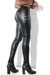 Coquette Darque Wetlook Hose Leggings mit Kette