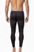 Doreanse Herren Leggings Lange Unterhose Schwarz