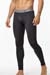 Doreanse Herren Leggings Lange Unterhose Schwarz