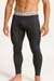 Doreanse Herren Leggings Lange Unterhose Schwarz