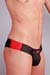 FunBoy Mini Badeslip Schwarz-Rot