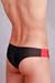 FunBoy Mini Badeslip Schwarz-Rot