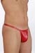 FunBoy G-String Leder-Optik Bordeaux-Rot