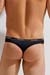 GAUVINE Microfaser Herren Stringtanga Schwarz