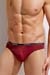 GAUVINE Microfaser Herren Stringtanga Burgundy