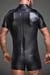 Noir Handmade Wetlook Hemd H011 mit Brusttaschen