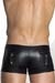 Noir Handmade Wetlook Shorts H035 mit verdecktem Frontzip