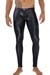 TOF Paris Herren Leggings Leder-Optik