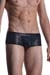 MANSTORE Hot Pants M2002 Schwarz Leder-Optik