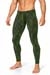 MANSTORE Long Johns - Leggings M2615 Black/Lime