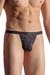 MANSTORE M913 Micro Tanga Schwarz Print