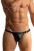 MANSTORE Stripper Tanga M2422 Schwarz, Leder-Optik