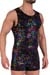 MANSTORE Tank Top M2376 rainbow lines